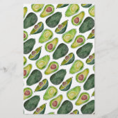 Avocados Briefpapier (Vorderseite)