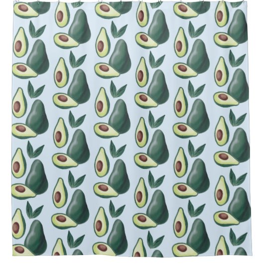 Avocados-Duschvorhang Duschvorhang (Vorderseite)