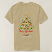 Avocados Fruit Lover Matching Santa Avocado Christ T-Shirt (Design vorne)