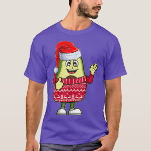 Avocados Fruit Lover Winter Avocado Weihnachten Pa T-Shirt