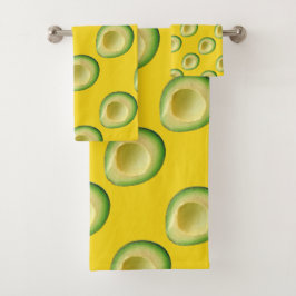 Avocados ganz um 4Antoinette Badhandtuch Set