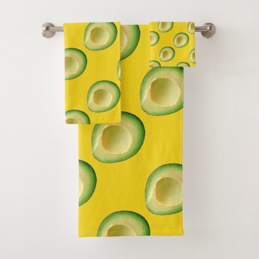 Avocados ganz um 4Antoinette Badhandtuch Set (Insitu)