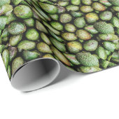 Avocados Geschenkpapier (Rolleneckpunkt)