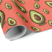 Avocados Geschenkpapier (Rolleneckpunkt)