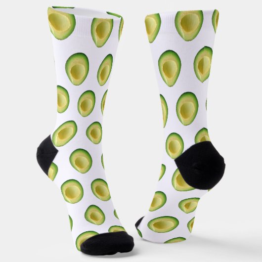 Avocados Green Guacamole 4Eva Crew Socken (Gewinkelt)