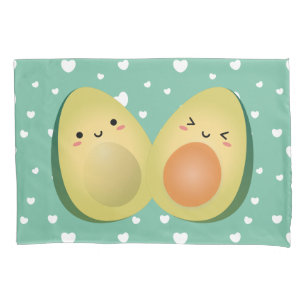 Avocados in der Liebe Funny Couple Lasst uns verme Kissenbezug
