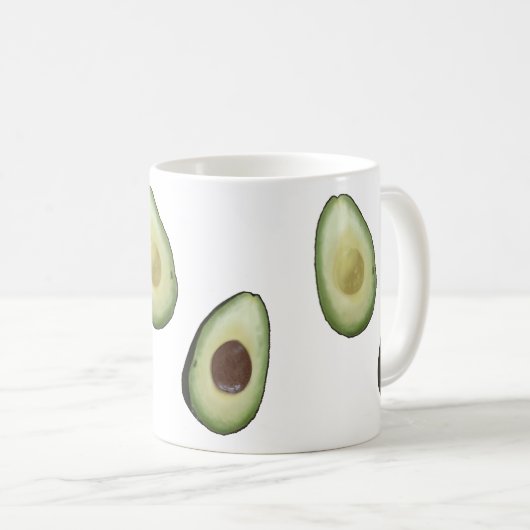 Avocados Kaffeetasse (VorderseiteRechts)