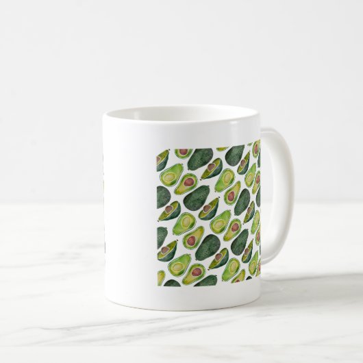 Avocados Kaffeetasse (VorderseiteRechts)