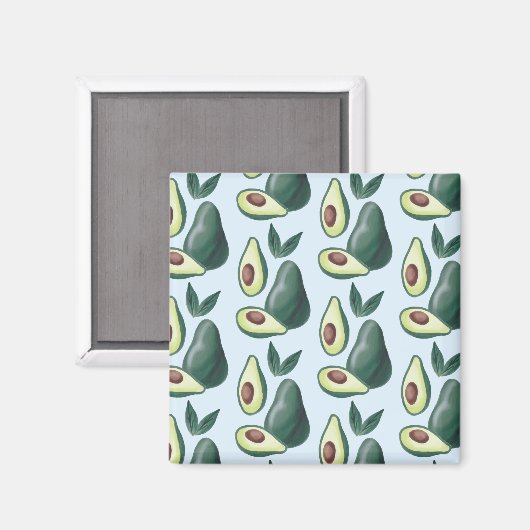 Avocados Magnet (Vorderseite/Rückseite)