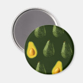 Avocados Magnet (Vorderseite/Rückseite)