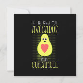 Avocados Make Guacamole Einladung (Vorderseite)