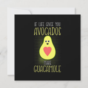 Avocados Make Guacamole Einladung