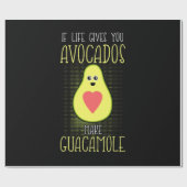 Avocados Make Guacamole Geschenkpapier (Flach)