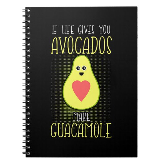 Avocados Make Guacamole Notizblock (Vorderseite)