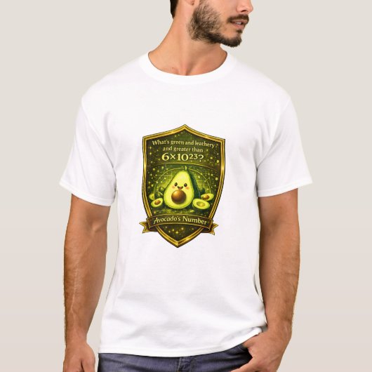 Avocados Nummer T-Shirt (Vorderseite)