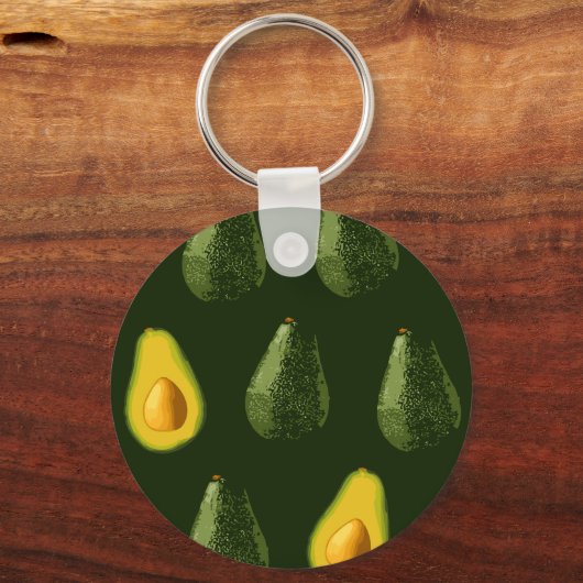 Avocados Schlüsselanhänger (Vorderseite)
