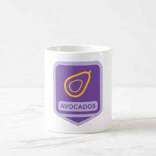 Avocados-Symbol Kaffeetasse