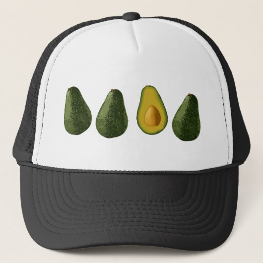 Avocados Truckerkappe (Vorderseite)