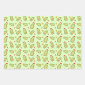 Avocados & Weihnachten Geschenkpapier Set (Vorderseite 2)