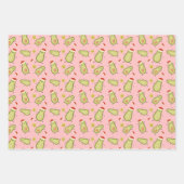 Avocados & Weihnachten Geschenkpapier Set (Vorderseite 2)