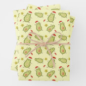 Avocados & Weihnachten Geschenkpapier Set (Beispiel)