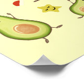 Avocados & Weihnachten Poster (Ecke)