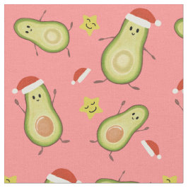 Avocados & Weihnachten Stoff