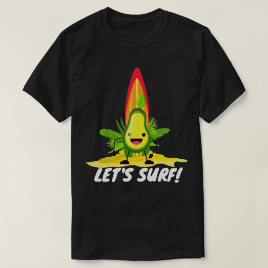 Avocadosurfen 56 T-Shirt (Design vorne)
