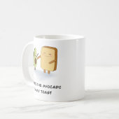 AvocadoToast Kaffeetasse (Vorderseite Links)
