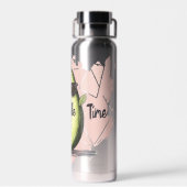 🥑 Avocadozeit🕶️ Trinkflasche (Rückseite)