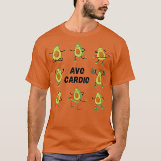 Avocardio Avo Cardio Funny Fitness Avocado Pun Pat T-Shirt