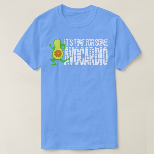 Avocardio Avo Cardio Gym Fitness Funny T-Shirt (Design vorne)