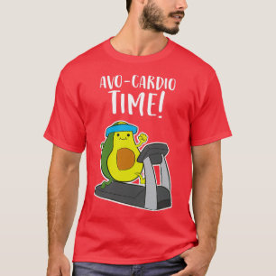 Avocardio Funny AvoCardio Avocado Fitness Übung T-Shirt