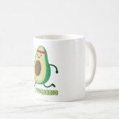 Avocardio Funny Cartoon Tasse (VorderseiteRechts)