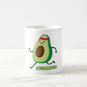 Avocardio Funny Cartoon Tasse