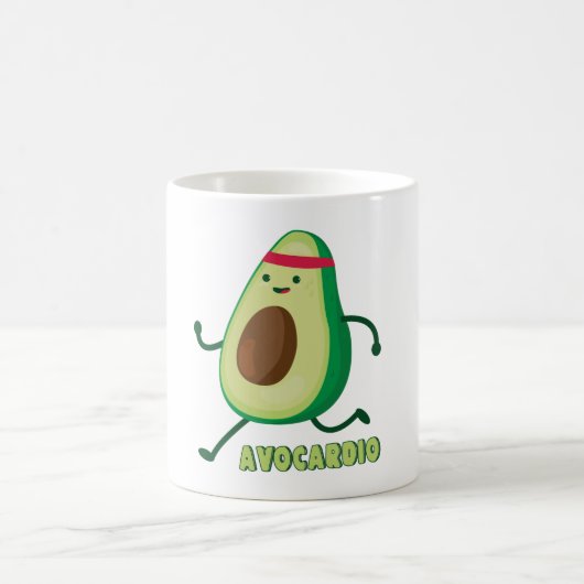 Avocardio Funny Cartoon Tasse (Mittel)