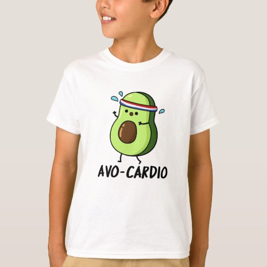 Avocardio Funny Excercise Avocado Pub T-Shirt (Vorderseite)