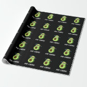 Avocardio Funny Excercise Avocado Pun Dark BG Geschenkpapier (Ungerollt)