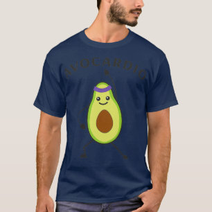 Avocardio Funny Frucht für Workout T-Shirt