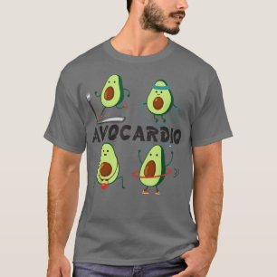 Avocardio, Gym Funny, Avocado Workout für Männer F T-Shirt