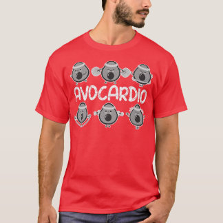 Avocardio, Gym Funny, Avocado Workout für Männer F T-Shirt