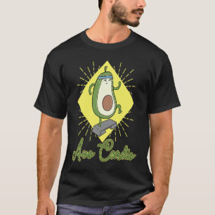 Avocardio Herz Fitness Cardio Sport vegan vegetari T-Shirt