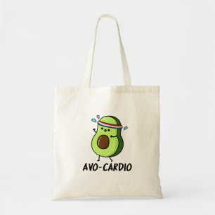 Avocardio Lustiges Trainings Avocado Wortspiel Tragetasche