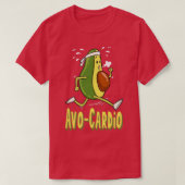 Avocardio Vegan Avocado Cardio Running T-Shirt (Design vorne)