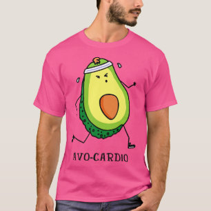 AvoCardio Workout Zuhause Gym Healthfood I Avocado T-Shirt