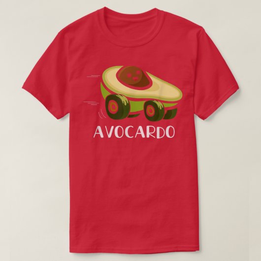 Avocardo Avocado Car Funny Puff Avocado Spaß Lover T-Shirt (Design vorne)