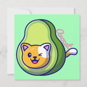 Avocat Feiertagskarte