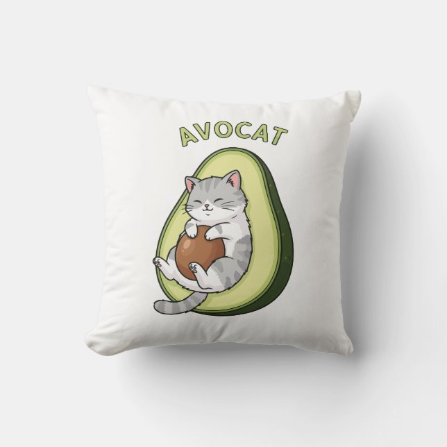 Avocat-Kutness Kissen (Vorderseite)