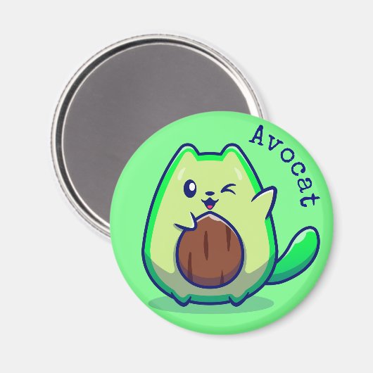 Avocat Magnet (Vorderseite/Rückseite)