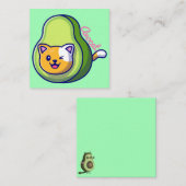 Avocat-Note-Karte Mitteilungskarte (Vorne/Hinten)